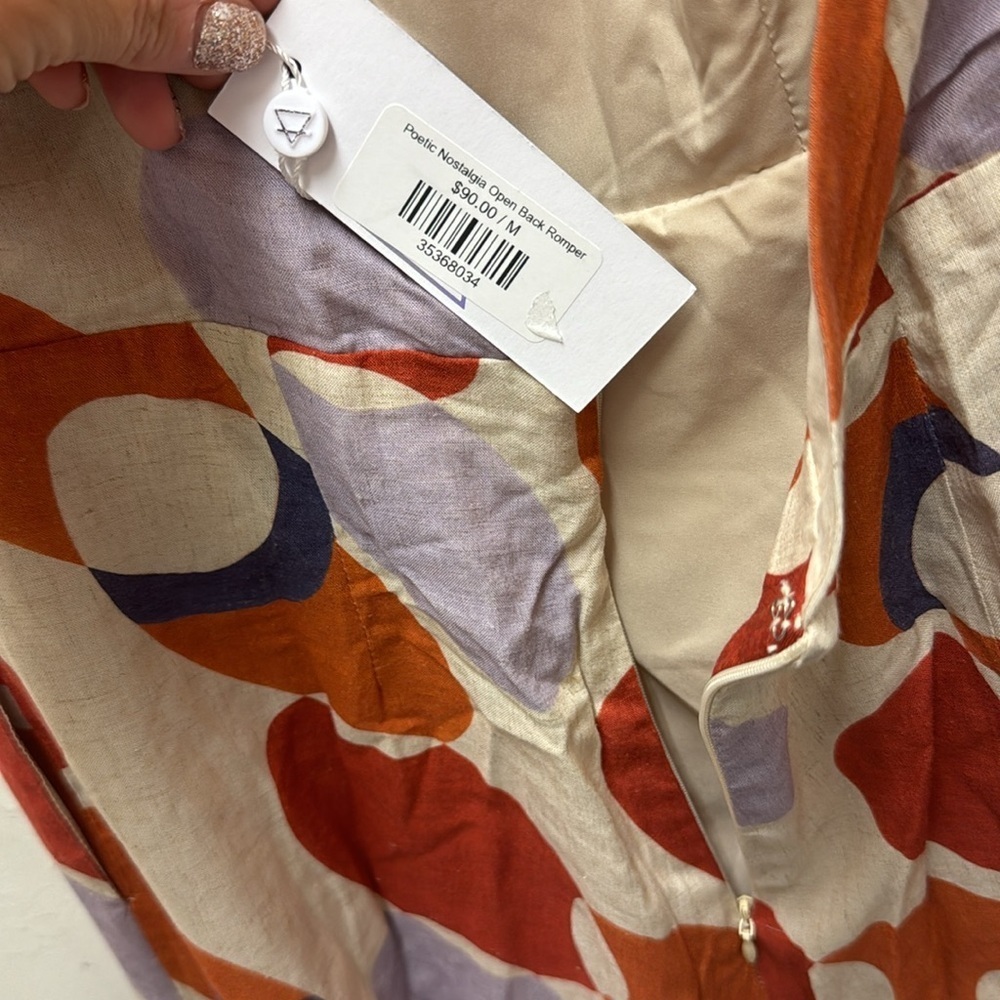 Sage the Label Open Back Romper NWT - Picture 10 of 12